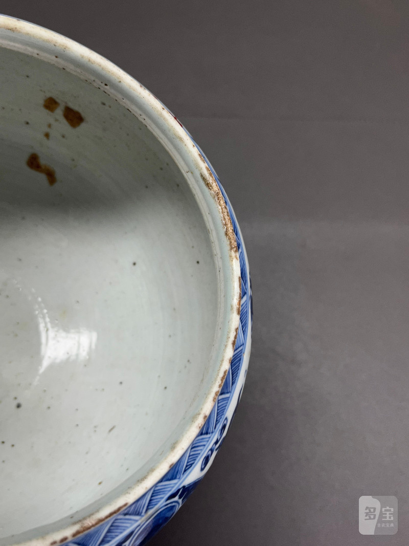 清光绪 青花龙纹净水碗 - 图19